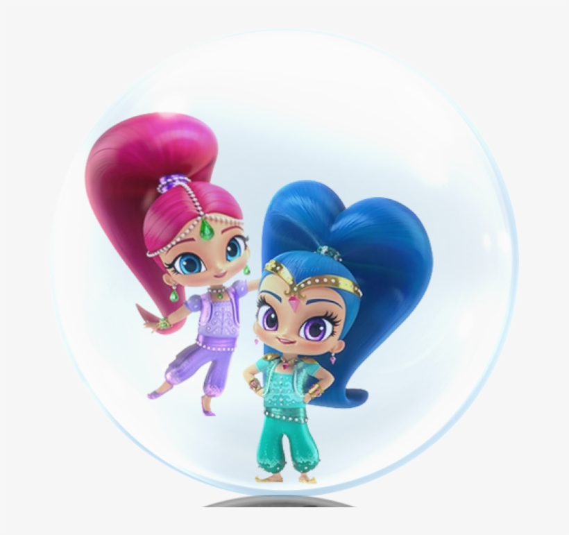 Shimmer And Shine In A Bubble, transparent png