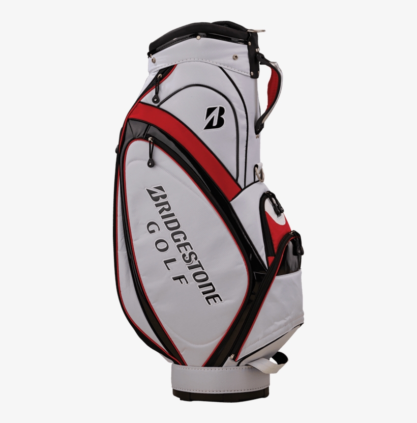 Bridgestone Golf Cart Bag White/red, transparent png