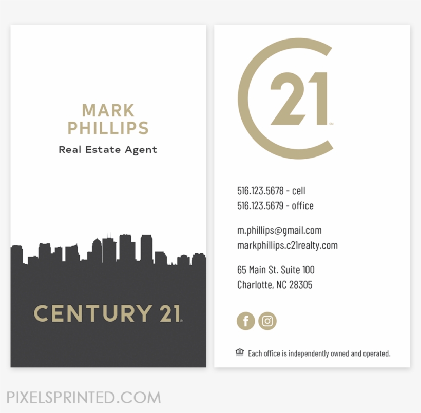 New Century 21 Logo Cards, Century 21 Business Cards,, transparent png