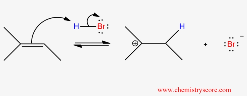 In The First Step, The Proton Is Added To A Double, transparent png