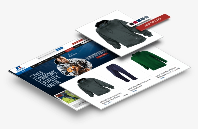 Russell Athletic Digital Marketing Case Study, transparent png