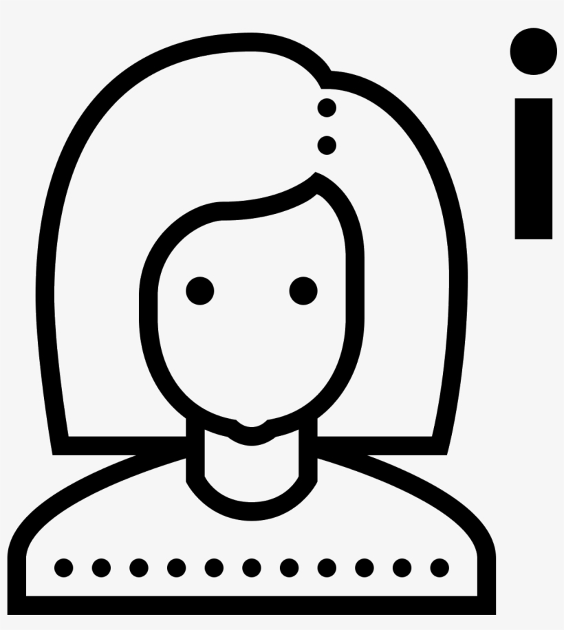 Über Uns Weiblich Icon, transparent png