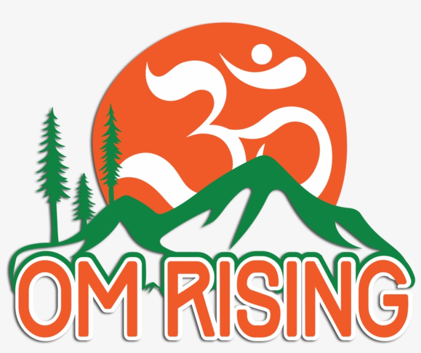 Om Rising Logo Wshadow, transparent png