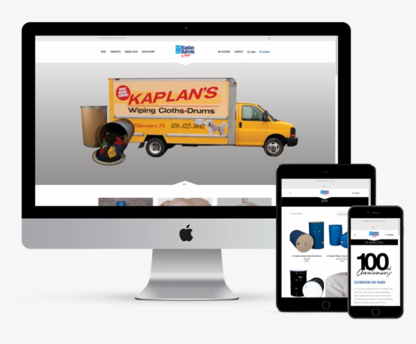 Kaplan Barrels And Rags Website, transparent png