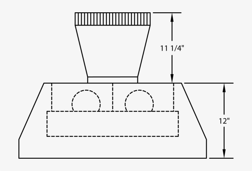 Perfektglide24 Glide-out Hood 300 Cfm 24in, transparent png