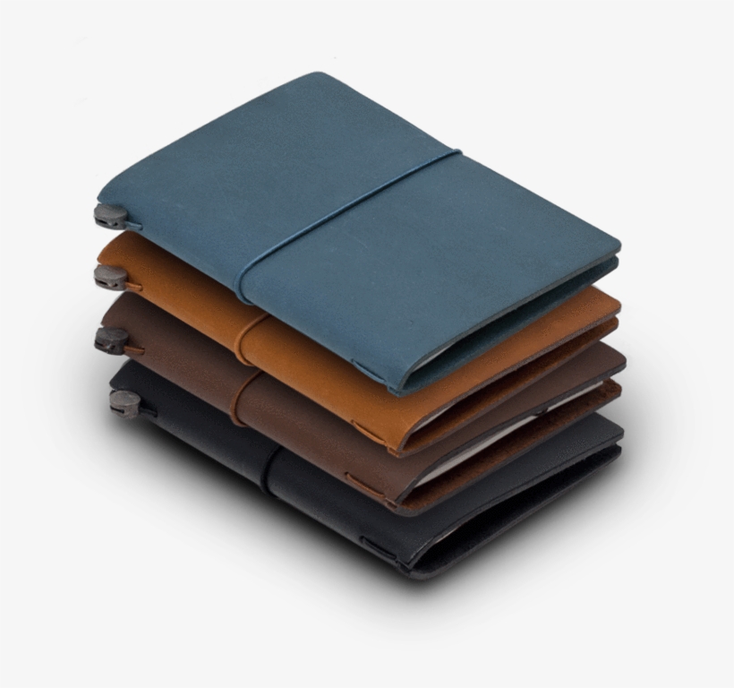Traveler's Company Leather Notebook Starter Kit, transparent png