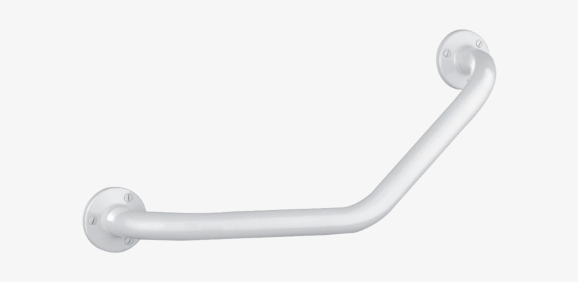 Eco Angled Grab Bar 135°, Ø 25mm, 220 X 220mm, transparent png
