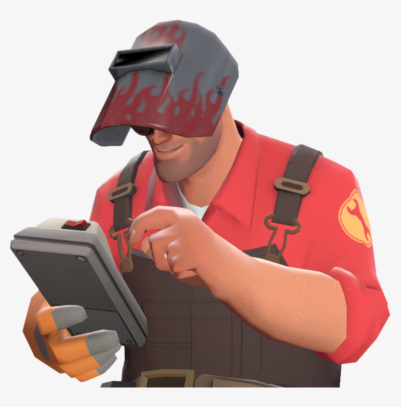 Engineer With The Hotrod Tf2 - Team Fortress 2, transparent png