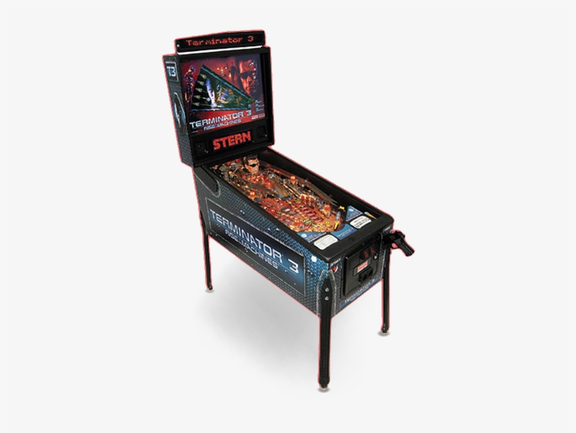 These Games Will Not Operate In Countries With 50 Cycle - Stern Terminator 3 Pinball, transparent png