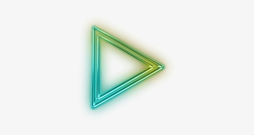 Neon Arrow Right - Triangulo Neon Png, transparent png