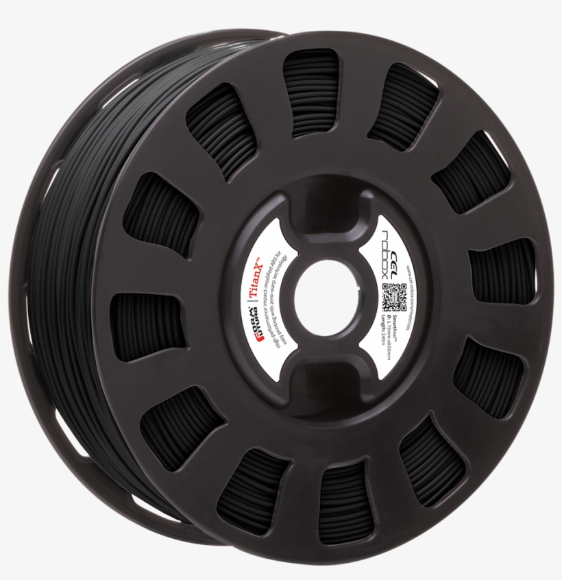 Robox Cel 1.75mm Black Titanx Abs Premium Filament, transparent png