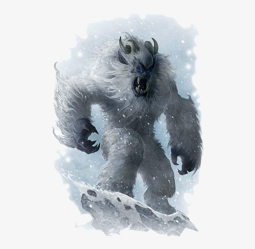 Yeti Monster 564x787 PNG Download PNGkit