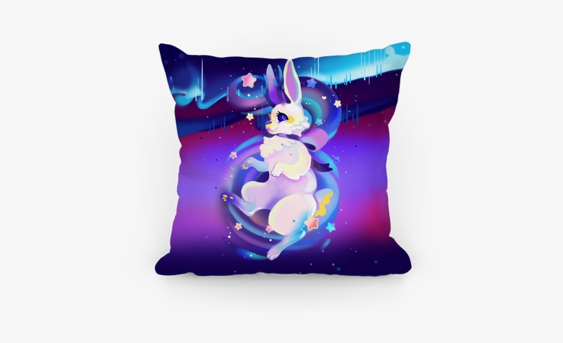 Neon Rainbow Jackalope Pillow - Neon Rainbow Jackalope Tote Bag: Funny Tote Bag From, transparent png