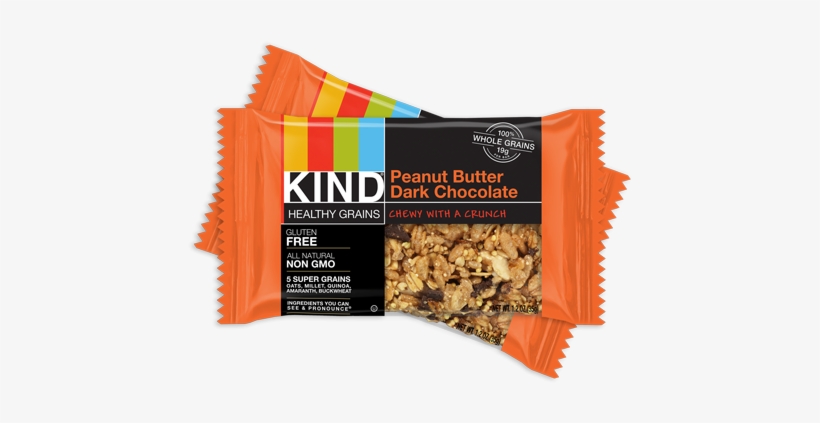 Kind Healthy Grains Bar Peanut Butter Dark Cho - Kind Peanut Butter Bar, transparent png