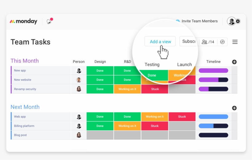 Addview - Monday Project Management, transparent png