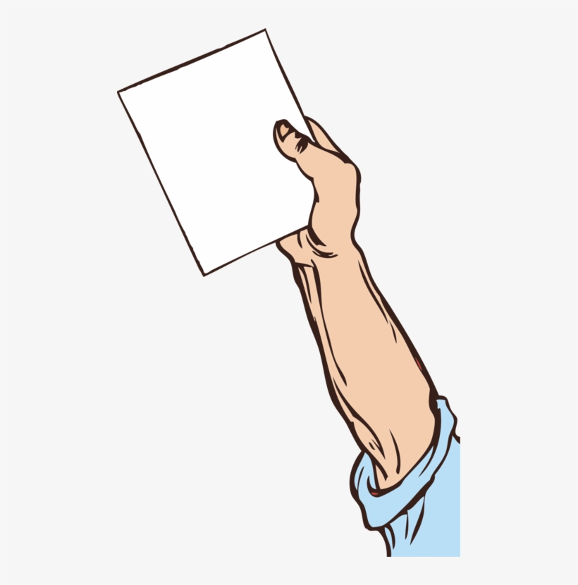 How To Set Use Hand Holding Paper Clipart, transparent png