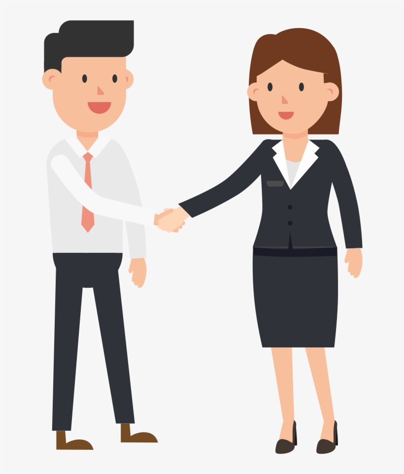 Open - Shake Hand Cartoon Gif, transparent png