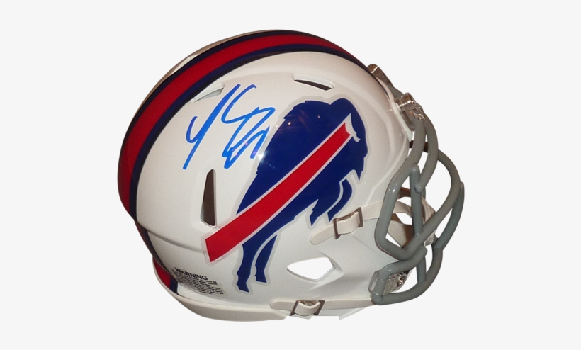 Lesean Mccoy Autographed Buffalo Bills Mini Helmet - James Lofton Autographed Buffalo Bills Mini Helmet, transparent png