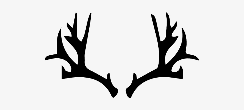 Deer Antlers Clipart Vector - Deer Antlers Tattoo Simple, transparent png