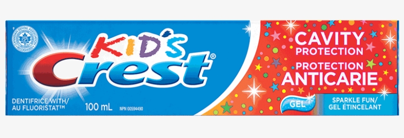 Crest Kids Cavity Protection Sparkle Fun Gel Toothpaste - Crest Kids Cavity Protection, transparent png