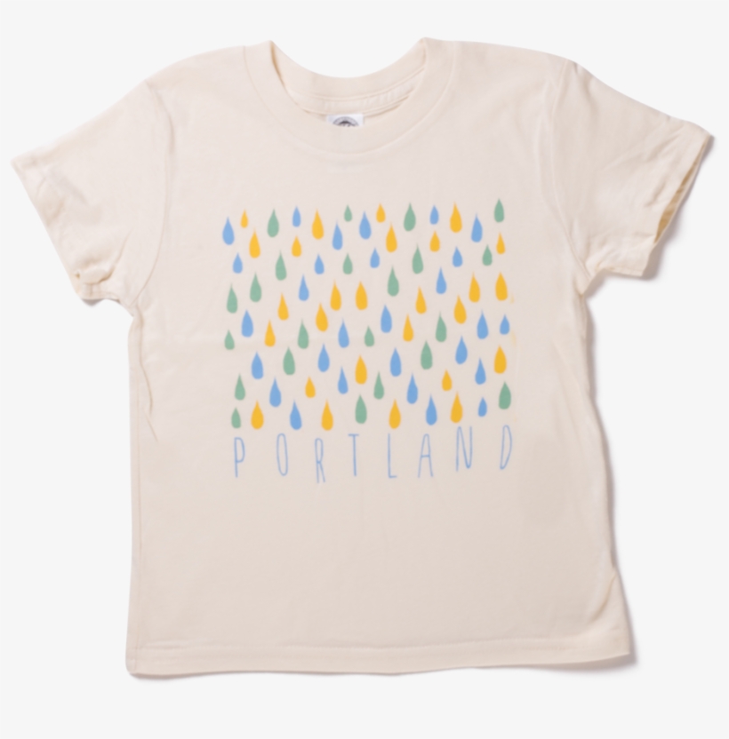 Portland Rain Color Kids Tee - Portland, transparent png