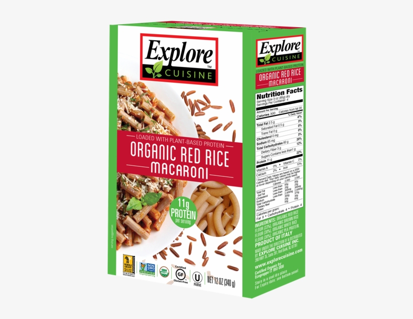More Views - Explore Cuisine Brown Rice Pasta, transparent png