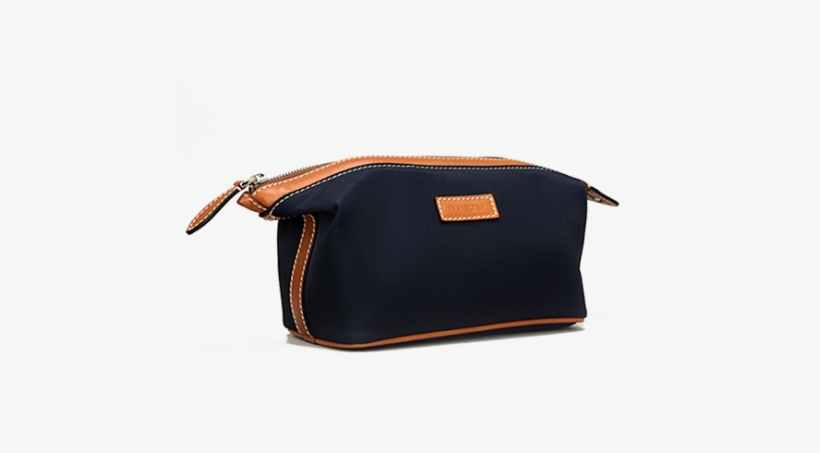 Wash Bag Inside Out Navy/cognac - Cognac, transparent png