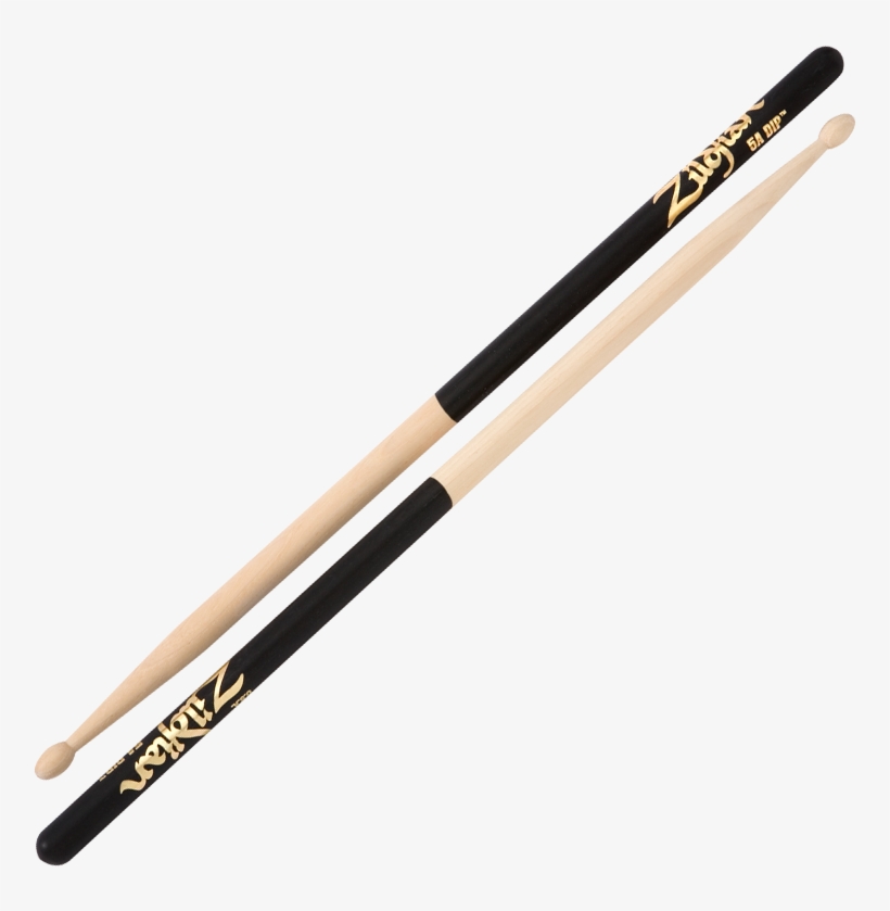 Zildjian 5a Wood Black Dip Drumsticks, transparent png