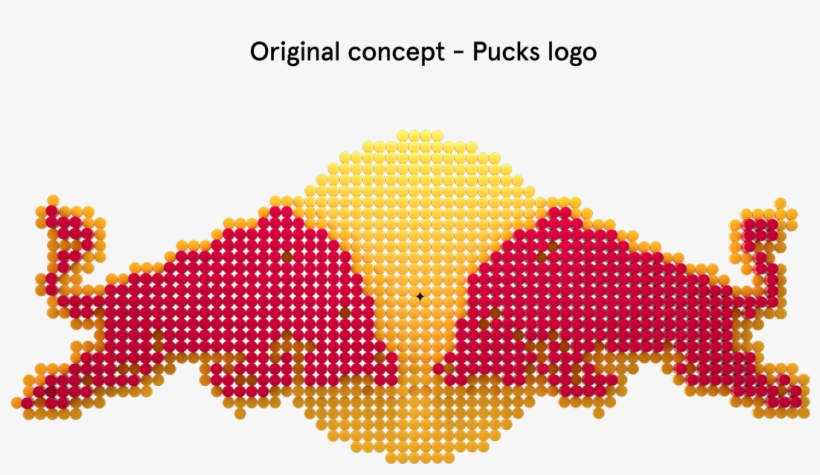 Behind The Bar, A Giant Pucks Logo Was Created To Relate - Graphic Design, transparent png