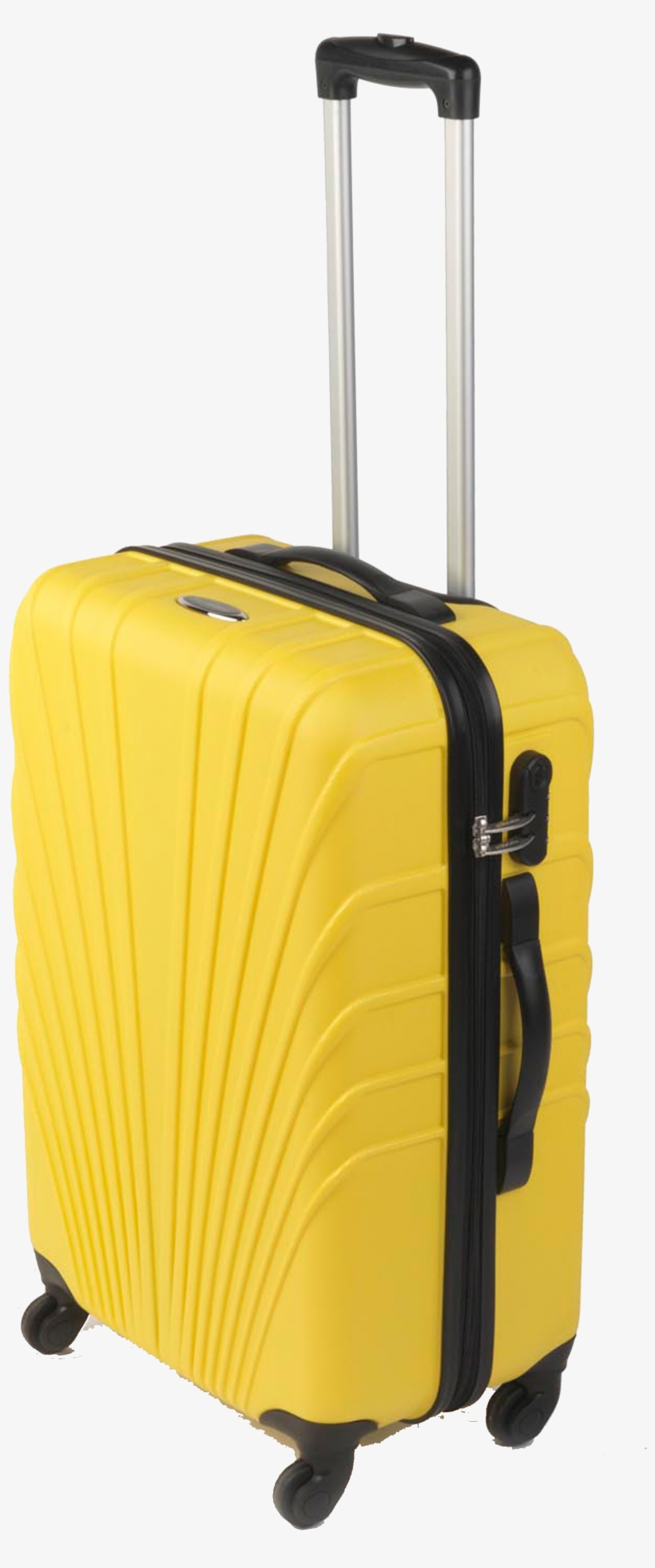 Yellow Suitcase, transparent png