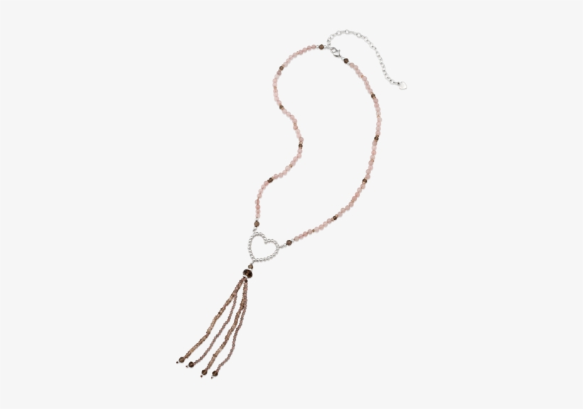 Sale Beaded Heart Tassel Necklace - Necklace, transparent png
