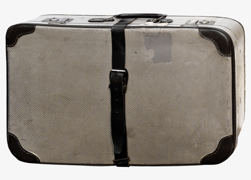 Suitcase White Canvas - Suitcase, transparent png
