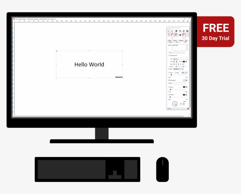 Acquire Editor Monitor - Computer Monitor, transparent png
