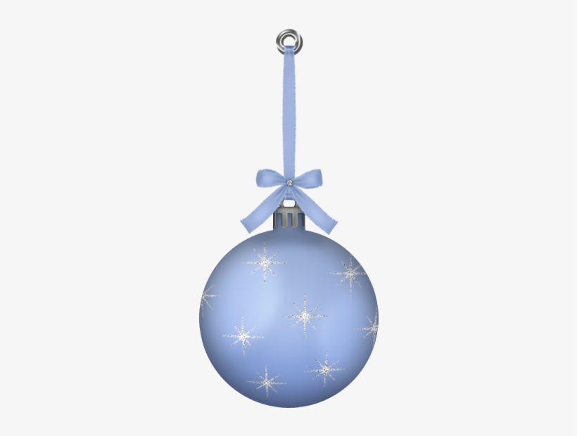 White Blue Hanging Christmas Ball Ornament Png Clipart - Blue Christmas Ball Ornaments Png, transparent png