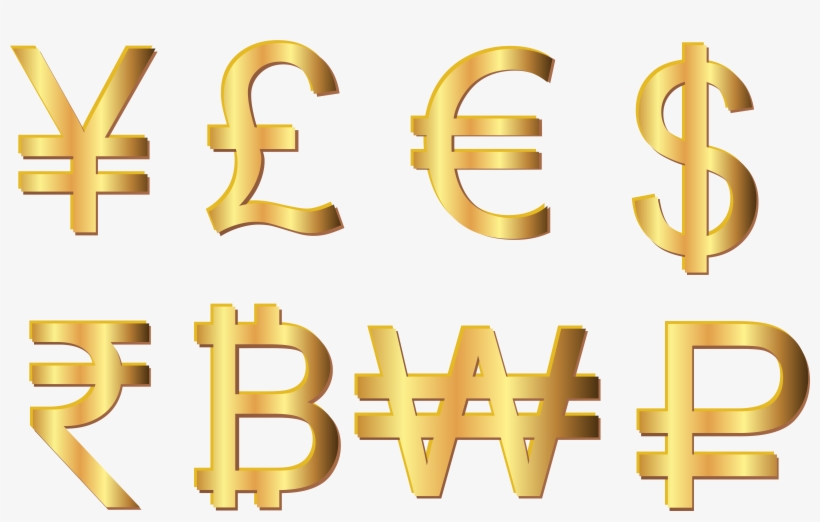 Clipart Royalty Free Library Currency Symbols Clip - Currency Clipart, transparent png