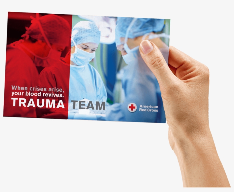 Red Cross Trauma Team Mailer - Flyer, transparent png