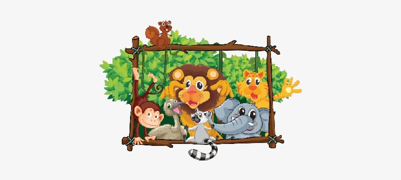 Circus Cartoonanimalgroupimage - Various Cartoon Animals, transparent png