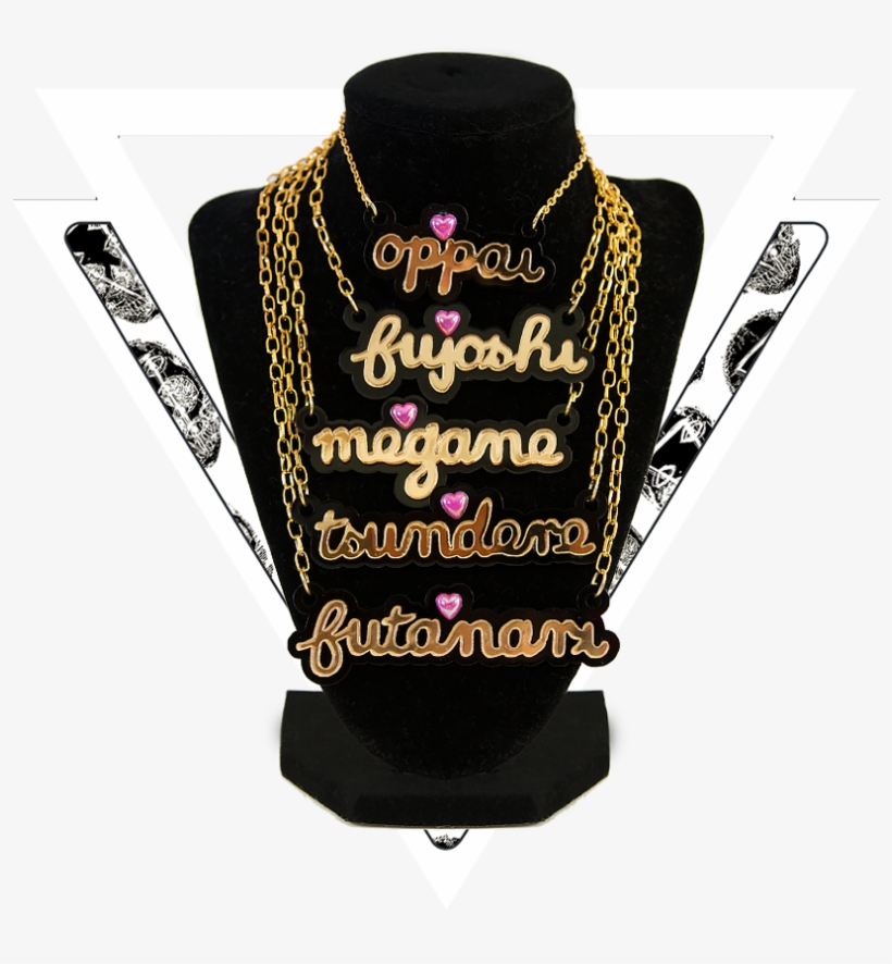 Last Chance ▿ Golden Hearts Necklaces - Necklace, transparent png
