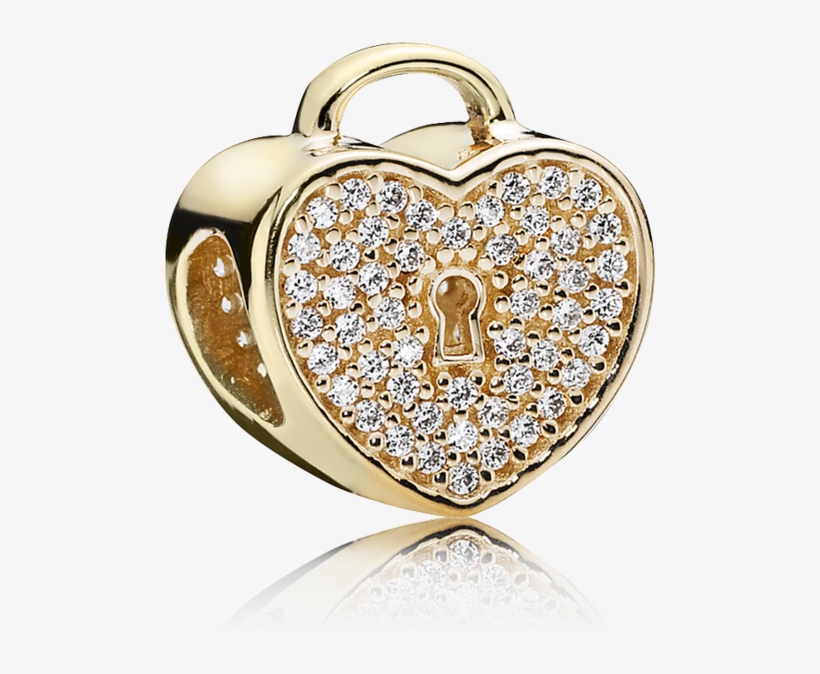 Heart Lock Charm - Pandora, transparent png