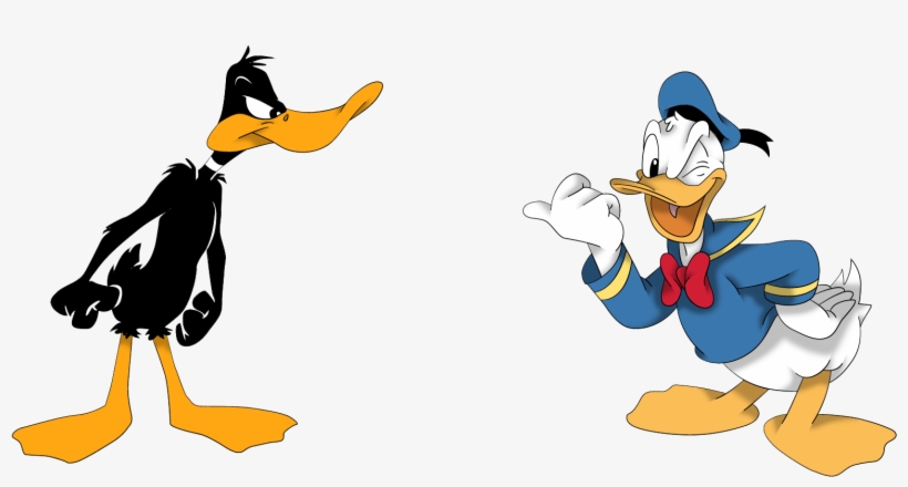 Best Daffy Duck Woth Donald Png - Daffy Duck And Donald Duck, transparent png