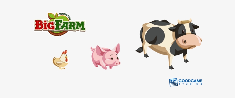 Big Farm Animals - Big Farm, transparent png