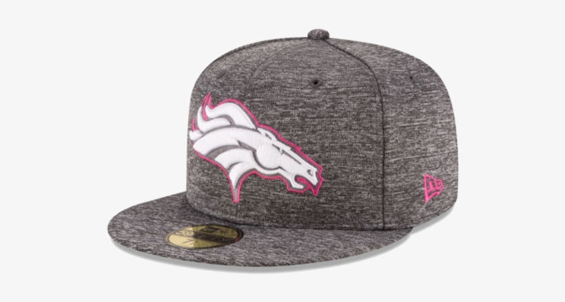Denver Broncos Breast Cancer Hat Fitted - Denver Broncos New Era Nfl Breast Cancer Awareness, transparent png