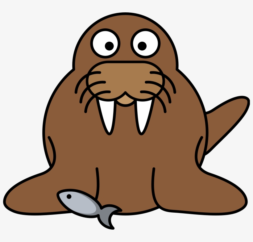 Drawn Walrus Transparent - Walrus Clipart, transparent png