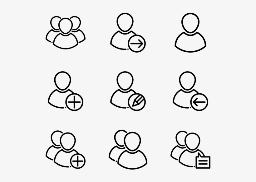 Vector Black And White Library Padlock Icons Free Icon - User Line Icon Png, transparent png