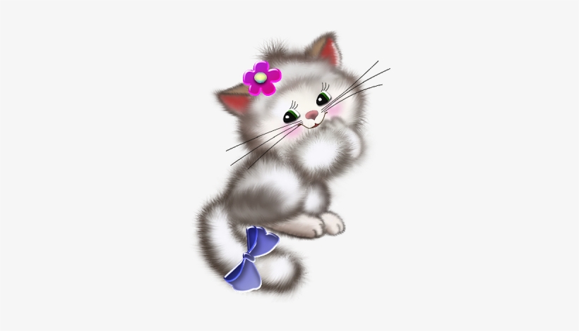 Cute Cat Png Download - Kitten Clip Art, transparent png