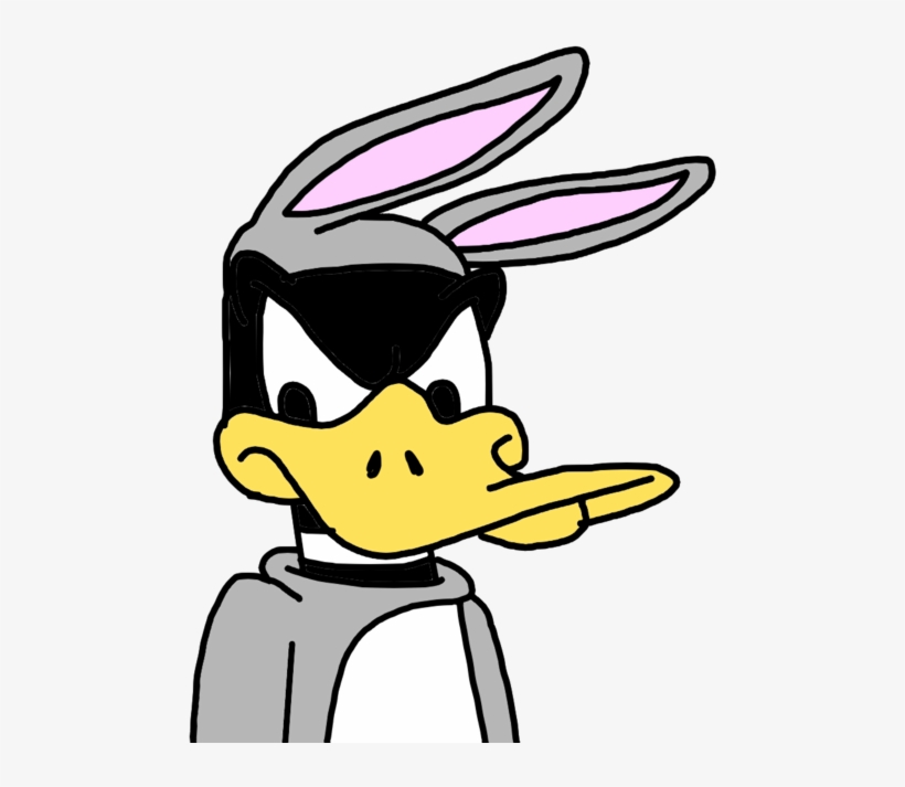 Daffy Duck Dressed As Bugs Bunny For Halloween By Marcospower1996 - Daffy Duck, transparent png