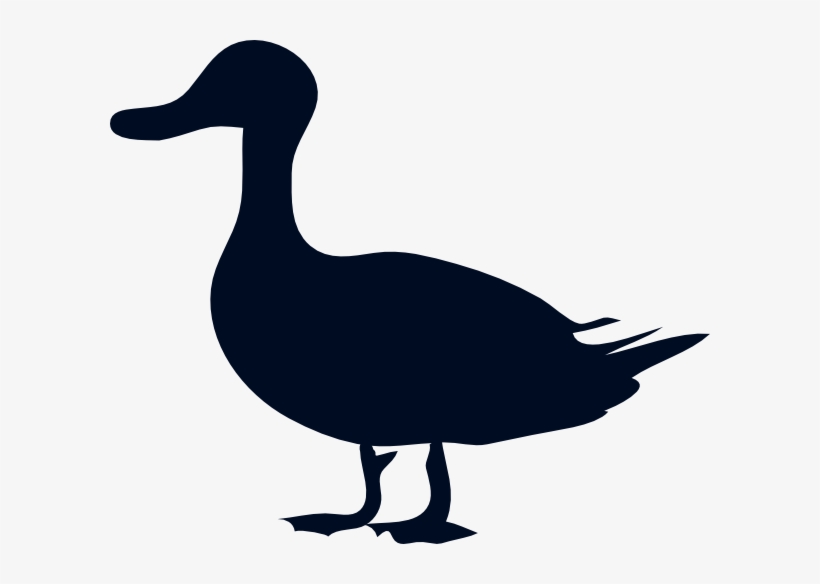 Wood Duck Silhouette At Getdrawings - Duck Silhouette, transparent png