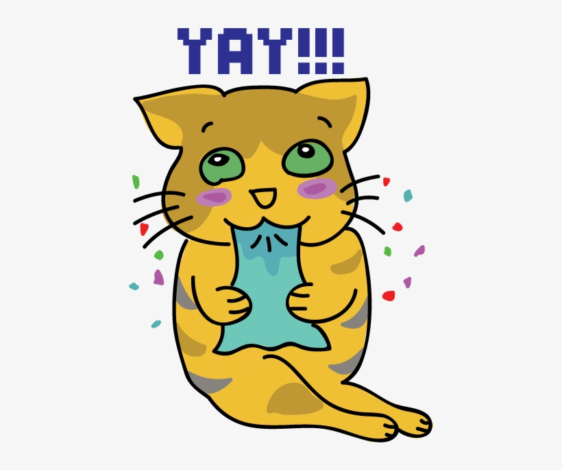 Funny Cat Emoji Stickers Messages Sticker-0 - Sticker, transparent png