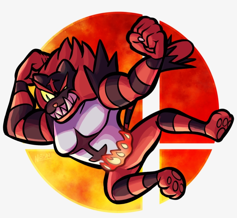Incineroar, transparent png