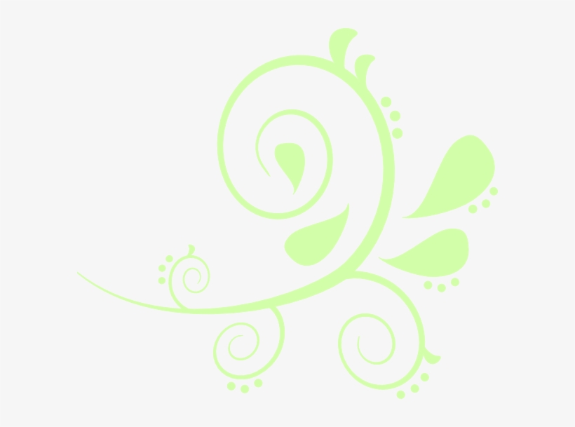 Green Paisley Png, transparent png